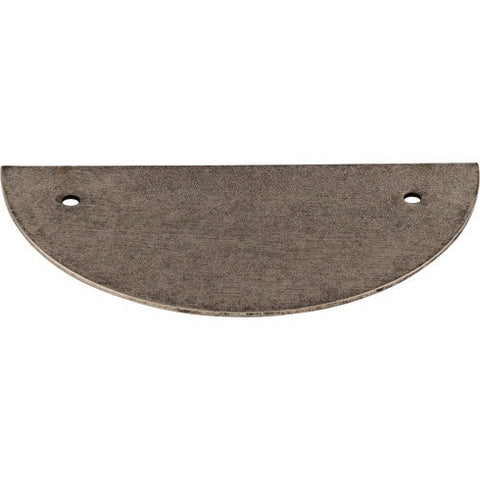 Half Circle Backplate 3 1/2 Inch (c-c) - Pewter Antique - PTA