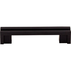 Flat Rail Pull 3 1/2 Inch (c-c) - Flat Black - BLK