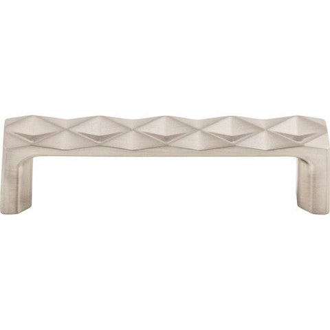 Quilted Pull 3 3/4 Inch (c-c) - Brushed Satin Nickel - BSN