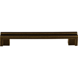 Flat Rail Pull 5 Inch (c-c) - German Bronze - GBZ