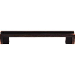 Flat Rail Pull 5 Inch (c-c) - Tuscan Bronze - TB