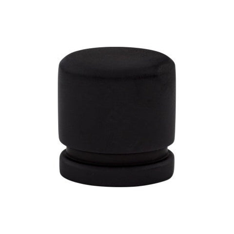 Oval Knob Small 1 Inch - Flat Black - BLK