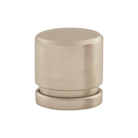 Oval Knob Small 1 Inch - Brushed Satin Nickel - BSN