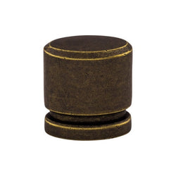 Oval Knob Small 1 Inch - German Bronze - GBZ