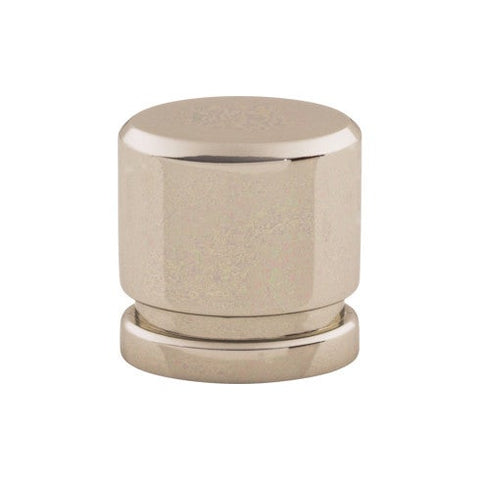 Oval Knob Small 1 Inch - Polished Nickel - PN