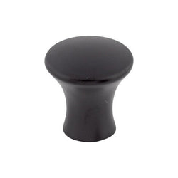 Oculus Round Knob Small 7/8 Inch - Flat Black - BLK