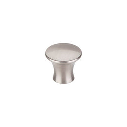 Oculus Round Knob Medium 1 1/8 Inch - Brushed Satin Nickel - B