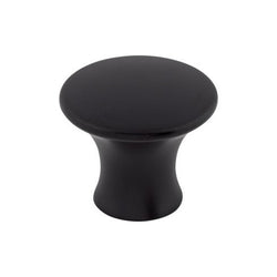 Oculus Round Knob Large 1 5/16 Inch - Flat Black - BLK