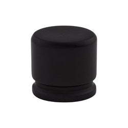 Oval Knob Medium 1 1/8 Inch - Flat Black - BLK