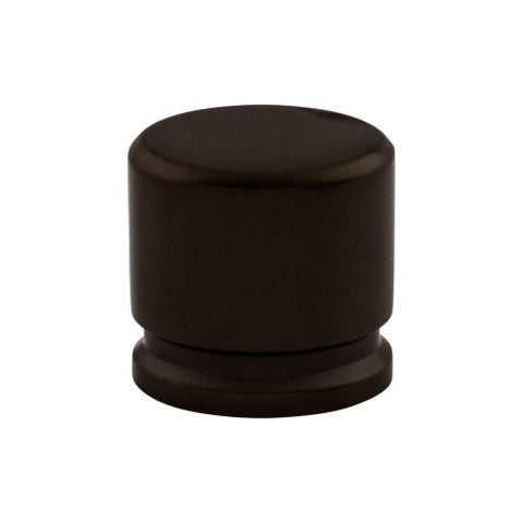 Oval Knob Medium 1 1/8 Inch - Oil Rubbed Bronze - ORB