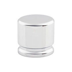 Oval Knob Medium 1 1/8 Inch - Polished Chrome - PC