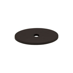 Oval Backplate Medium 1 1/2 Inch - Flat Black - BLK