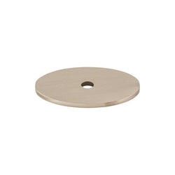 Oval Backplate Medium 1 1/2 Inch - Brushed Satin Nickel - BSN