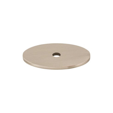 Oval Backplate Medium 1 1/2 Inch - Brushed Satin Nickel - BSN