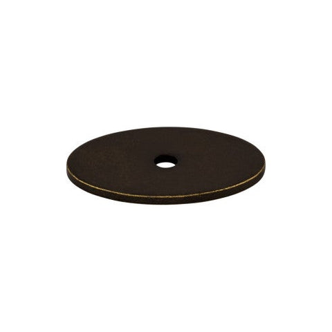 Oval Backplate Medium 1 1/2 Inch - German Bronze - GBZ