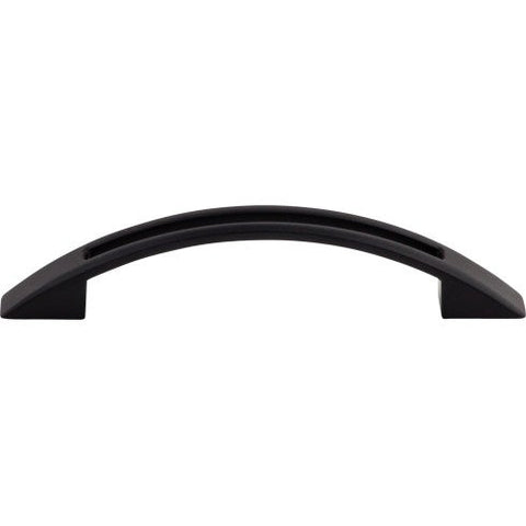 Tango Cut Out Pull 3 3/4 Inch (c-c) - Flat Black - BLK