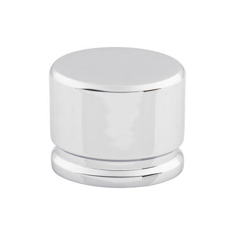 Oval Knob Large 1 3/8 Inch - Polished Chrome - PC