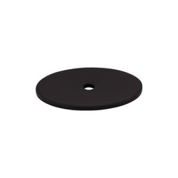 Oval Backplate Large 1 3/4 Inch - Flat Black - BLK