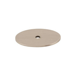 Oval Backplate Large 1 3/4 Inch - Brushed Satin Nickel - BSN