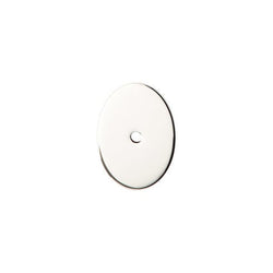 Oval Backplate Large 1 3/4 Inch - Polished Nickel - PN