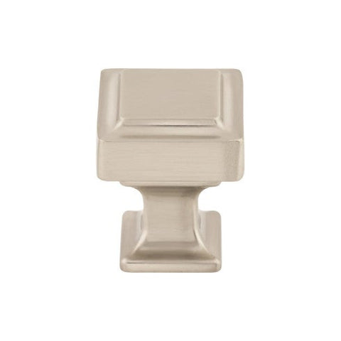 Ascendra Knob 1 Inch - Brushed Satin Nickel - BSN