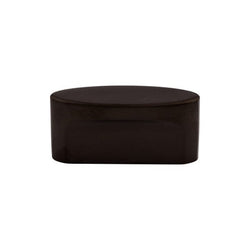 Oval Slot Knob Medium 1 1/2 Inch (c-c) - Oil Rubbed Bronze - O