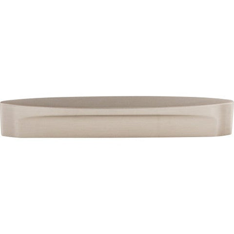 Oval Slot Pull 5 Inch (c-c) - Brushed Satin Nickel - BSN