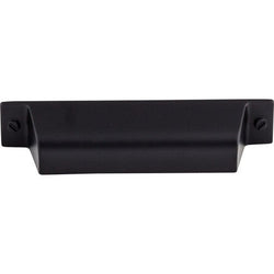 Channing Cup Pull 3 3/4 Inch (c-c) - Flat Black - BLK