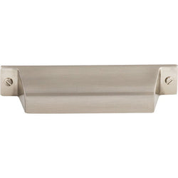 Channing Cup Pull 3 3/4 Inch (c-c) - Brushed Satin Nickel - BS