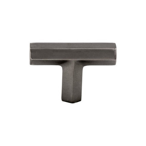 Lydia T Shape Knob 1 3/4 Inch - Ash Gray - AG