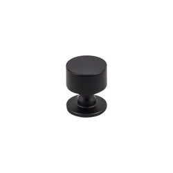 Lily Knob 1 1/8 Inch - Flat Black - BLK