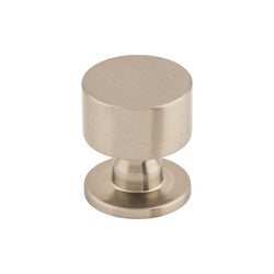 Lily Knob 1 1/8 Inch - Brushed Satin Nickel - BSN