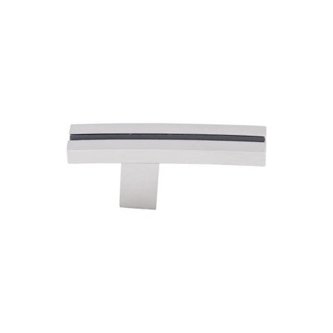 Inset Rail Knob 2 5/8 Inch - Polished Chrome - PC