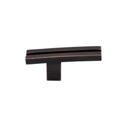 Inset Rail Knob 2 5/8 Inch - Tuscan Bronze - TB