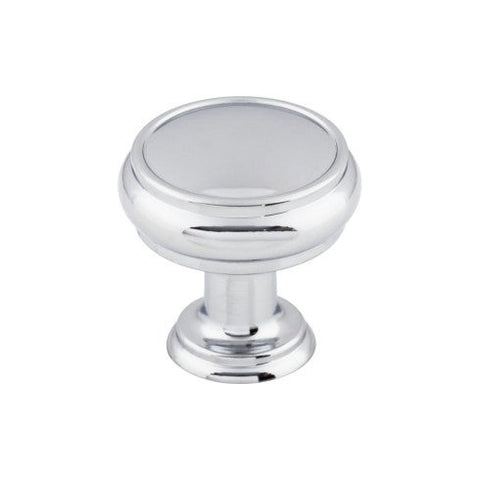 Eden Medium Knob - 1 3/16 Inch - Polished Chrome - PC