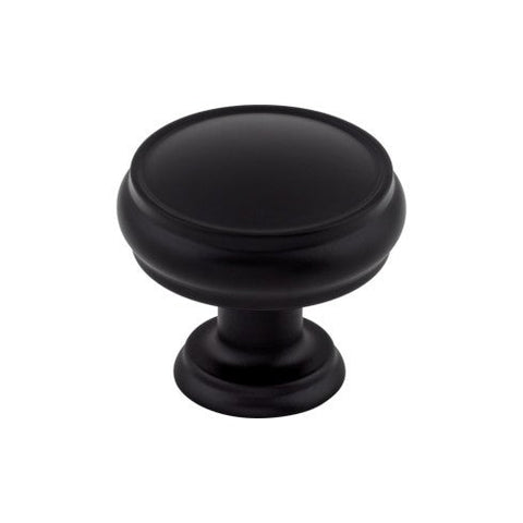 Eden Large Knob - 1 3/8 Inch - Flat Black - BLK