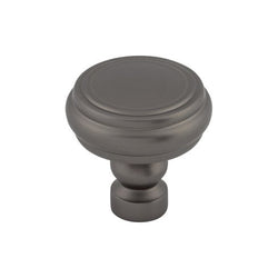 Brixton Rimmed Knob 1 1/4 Inch - Ash Gray - AG