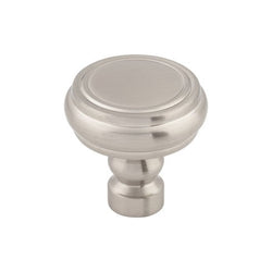 Brixton Rimmed Knob 1 1/4 Inch - Brushed Satin Nickel - BSN