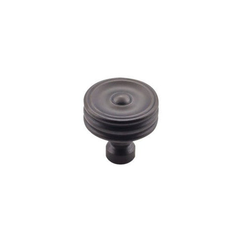 Brixton Ridged Knob 1 1/4 Inch - Sable - SAB