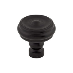 Brixton Button Knob 1 1/4 Inch - Flat Black - BLK