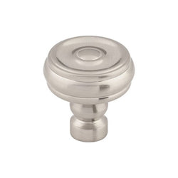 Brixton Button Knob 1 1/4 Inch - Brushed Satin Nickel - BSN