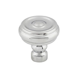 Brixton Button Knob 1 1/4 Inch - Polished Chrome - PC