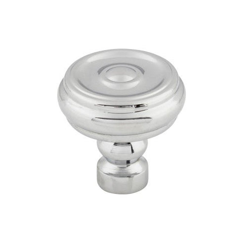 Brixton Button Knob 1 1/4 Inch - Polished Chrome - PC