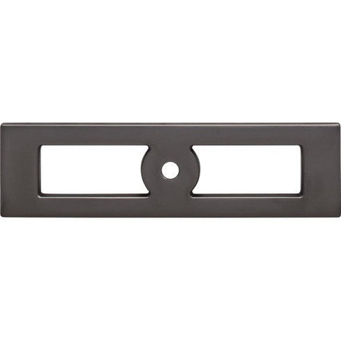 Hollin Knob Backplate 3 3/4 Inch - Ash Gray - AG