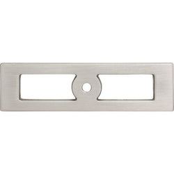 Hollin Knob Backplate 3 3/4 Inch - Brushed Satin Nickel - BSN