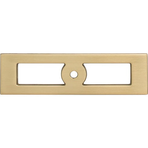 Hollin Knob Backplate 3 3/4 Inch - Honey Bronze - HB