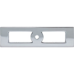 Hollin Knob Backplate 3 3/4 Inch - Polished Chrome - PC