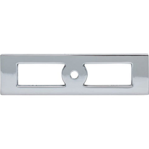 Hollin Knob Backplate 3 3/4 Inch - Polished Chrome - PC