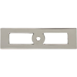 Hollin Knob Backplate 3 3/4 Inch - Polished Nickel - PN