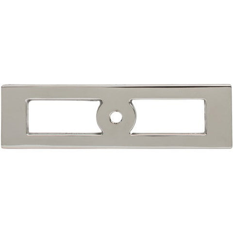 Hollin Knob Backplate 3 3/4 Inch - Polished Nickel - PN